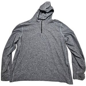 Alaskan Hardgear Duluth Trading Co 2XL Gray Space Dye Quarter Zip Hoodie 80604 *